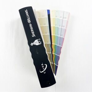 Sherwin Williams Paint Color Sample Swatch Fan Deck Art Book 2001